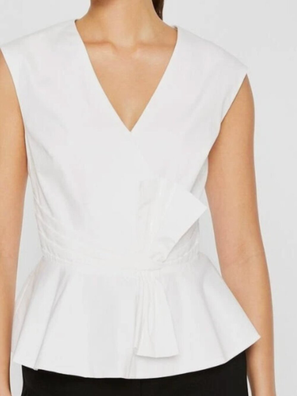 Club Monaco Waisted Bow Top